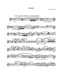 Sonata for Flute and Piano - flute solo part