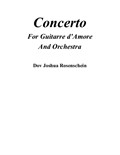 Concerto for Guitarre d'Amore and Orchestra